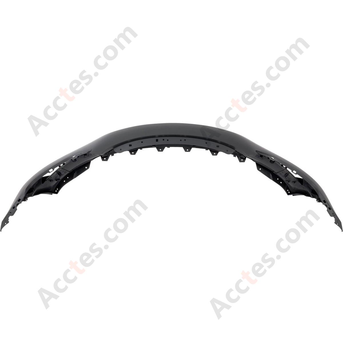 Front Bumper Cover Fascia For 2017-2023 Tesla Model 3 Primed with Tow Hook Hole