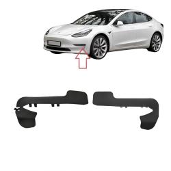 Front Right Fog Light Mount Bracket OEM 1089450-00-A Black For 2017-2023 Tesla Model 3 Passenger Side Bumper Fog Lamp Support Holder