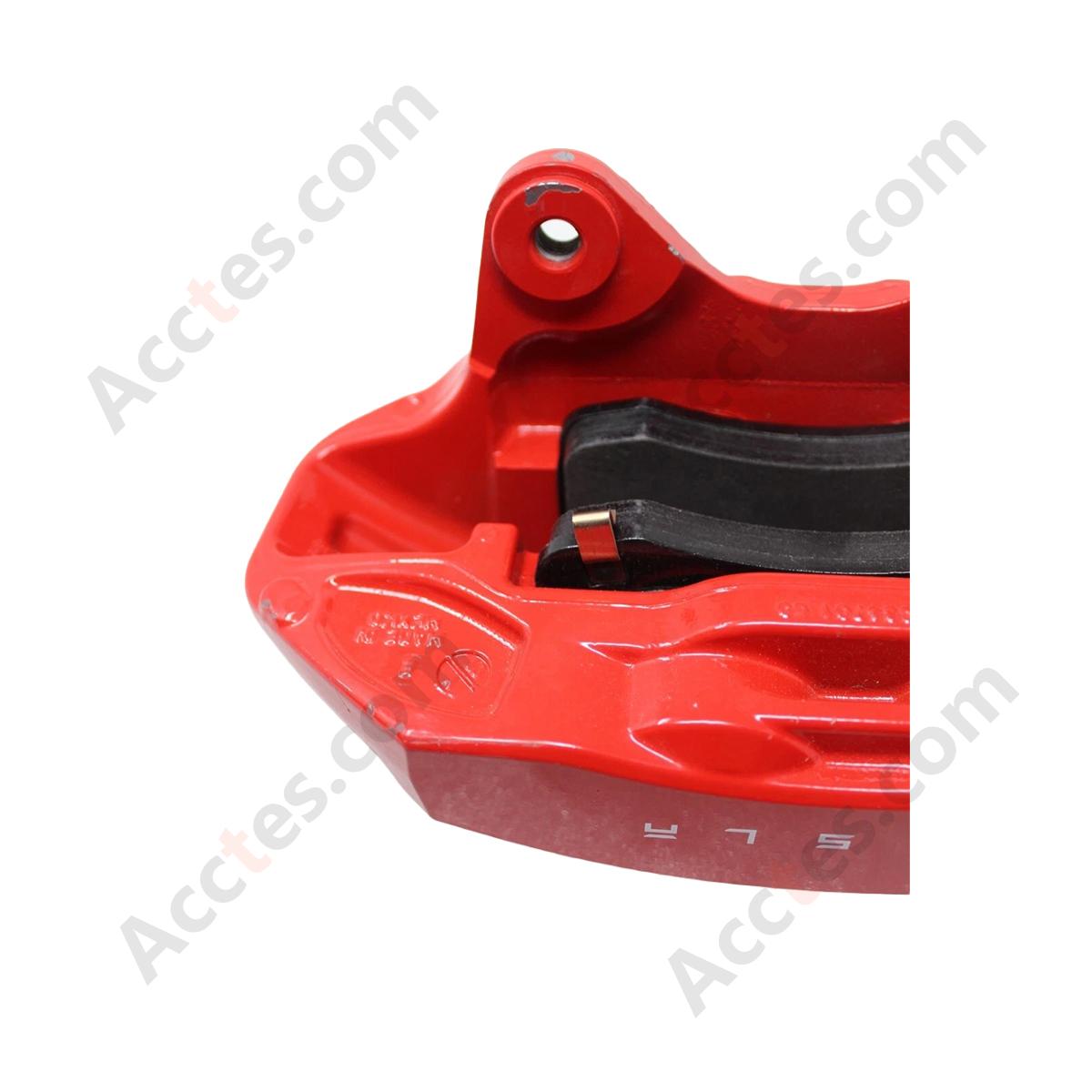 2020-2025 OEM Tesla Model Y Front wheel cylinder - red LH with brake pads 1669541-00-A