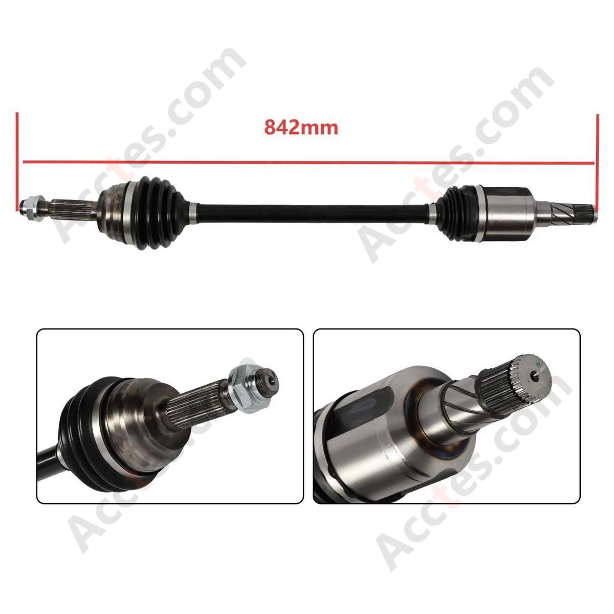 For Tesla Model X&S 2015-2017 Front CV Axle Shafts Driver Left 1420113-00-B New