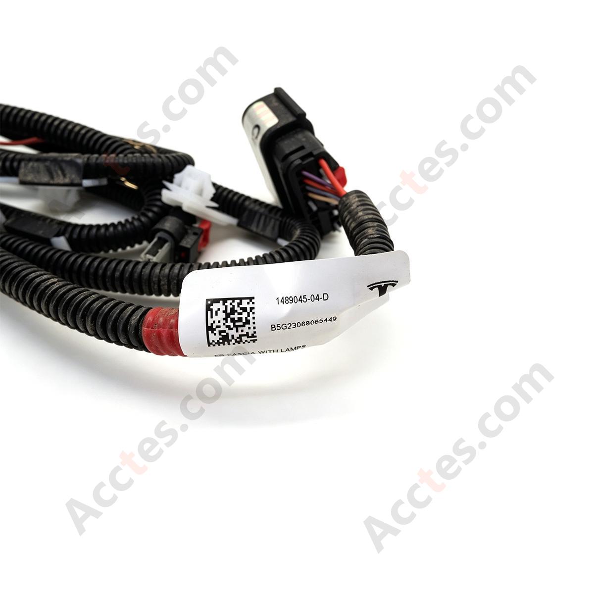 Tesla Model Y Front bumper - High configuration/without radar Fascia Wiring Harness 1489045-04-D