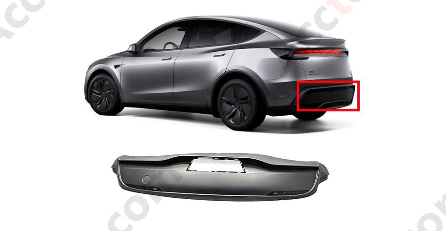 2020-2025 TESLA MODEL Y REAR BUMPER  LOWER OEM 1494006-00-B
