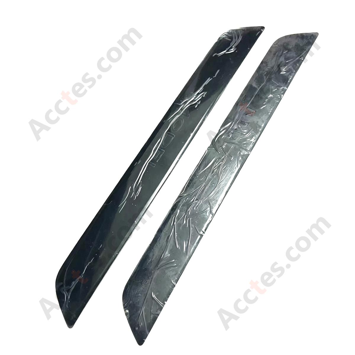 Front Left Right Door Entry Sill Scuff Plate Garnish OE 1494301-00-B Fits 2020-2025 Tesla Model Y Front Door Welcome Pedal Protective Trim