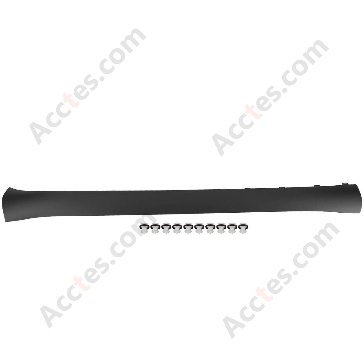 2020-2023 Tesla Model Y Driver Left Outer Side Body Guard Skirt Extension Black Panel 1497740-00-C