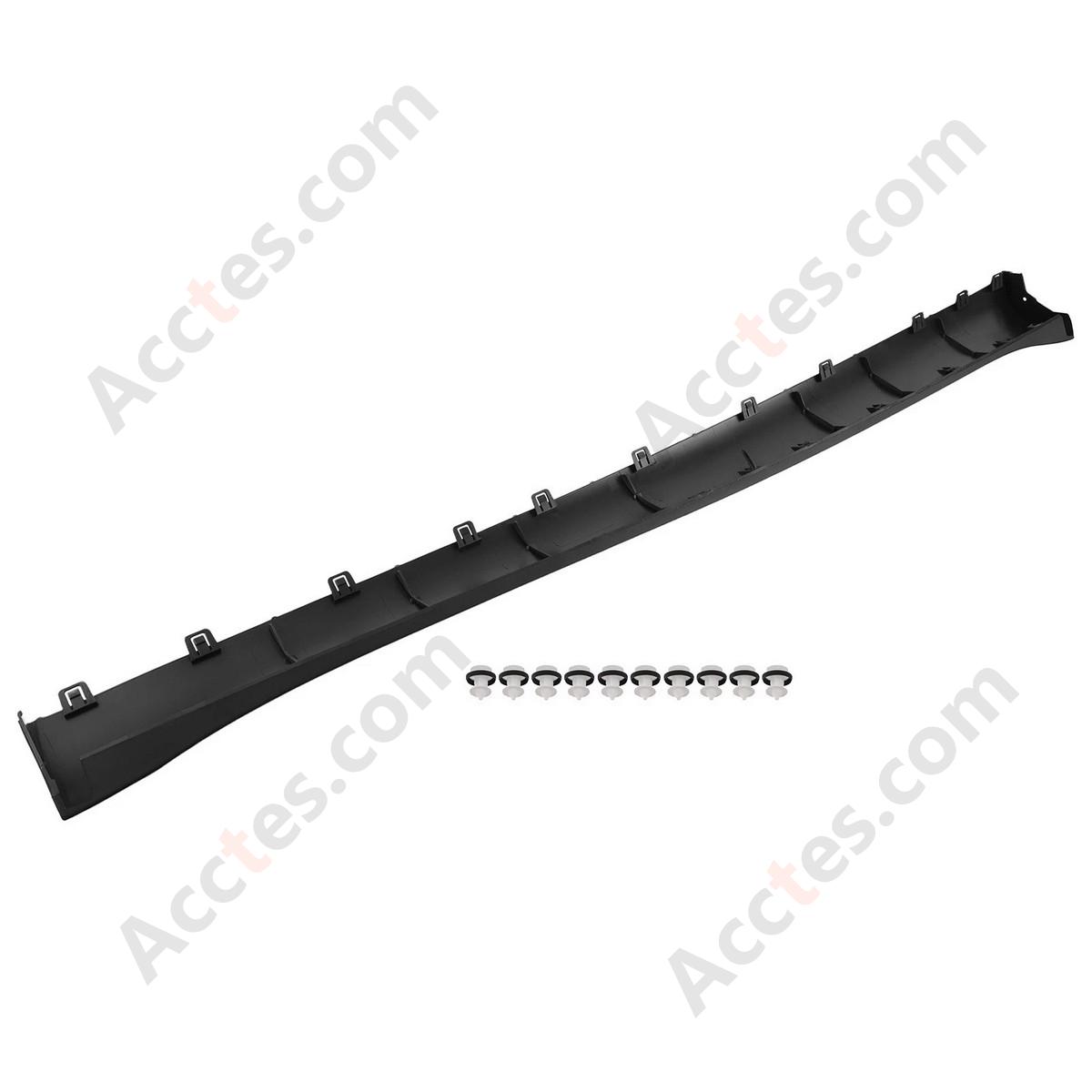 2020-2023 Tesla Model Y Driver Left Outer Side Body Guard Skirt Extension Black Panel 1497740-00-C