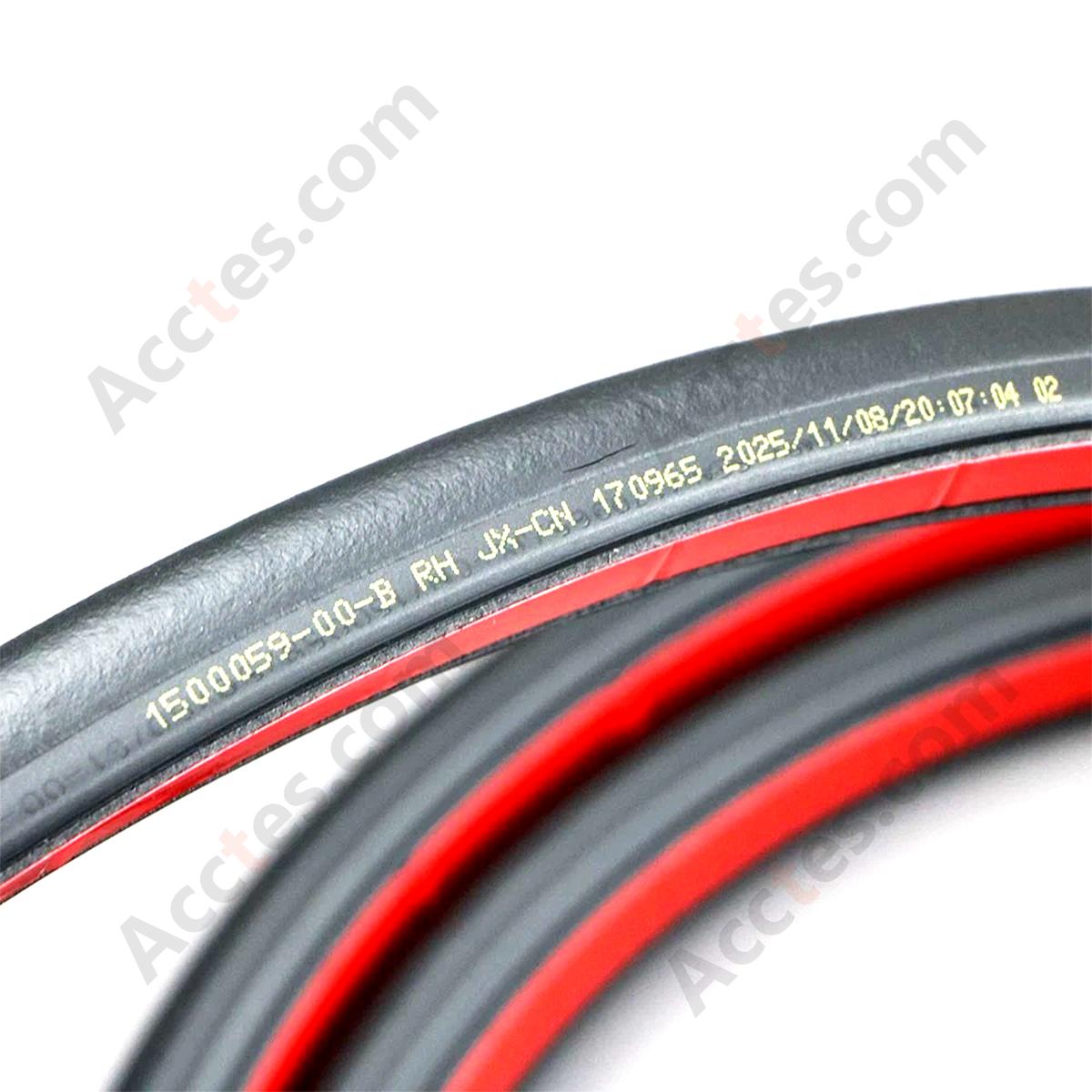 Rubber strip - door sealing strip/front door 1500059-00-B For Tesla Model Y 2020-2025