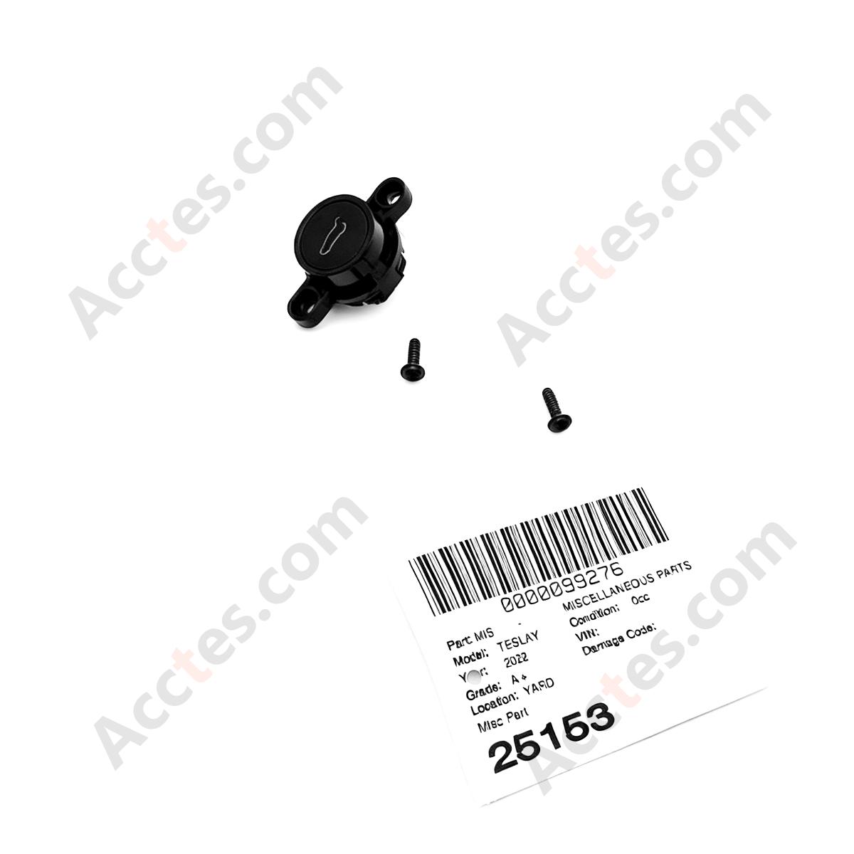 2020-2024 Tesla Model 3&Y Rear Trunk Lid Release Open Switch Button 1501907-00-B