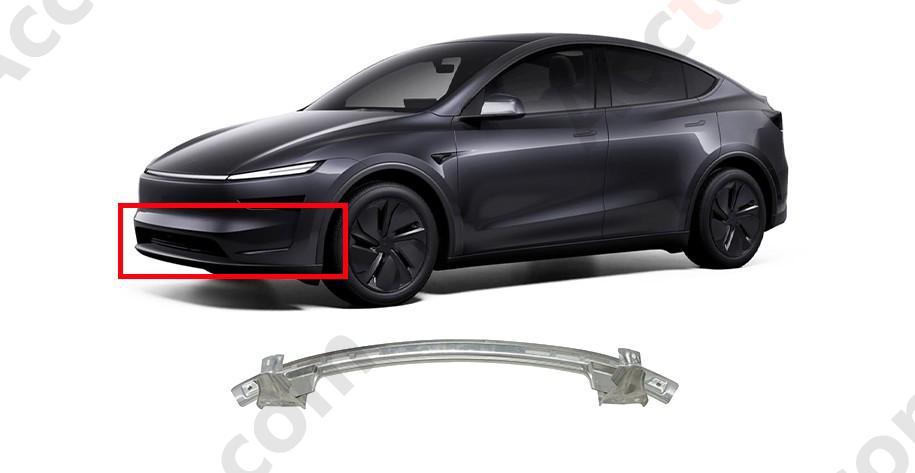 1505433-00-A Front Lower Bumper Reinforcement Bar for Tesla Model Y 2020-2024