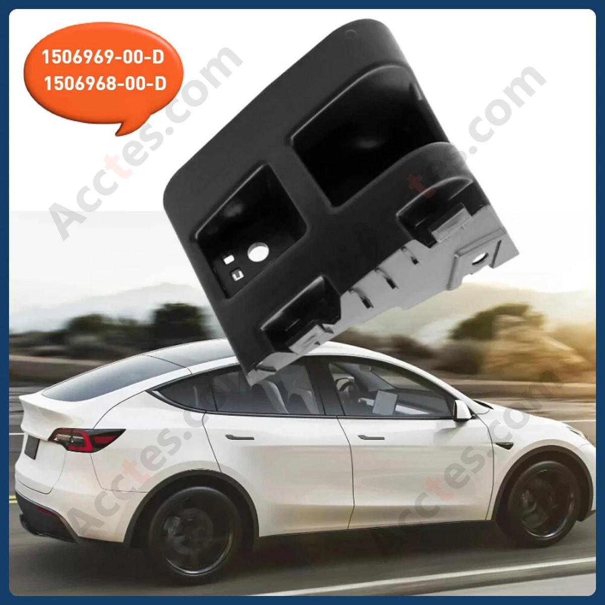 For 2020-2022 Tesla Y Rear Left Bumper Tail Lamp Bracket Black 1506968-00-E