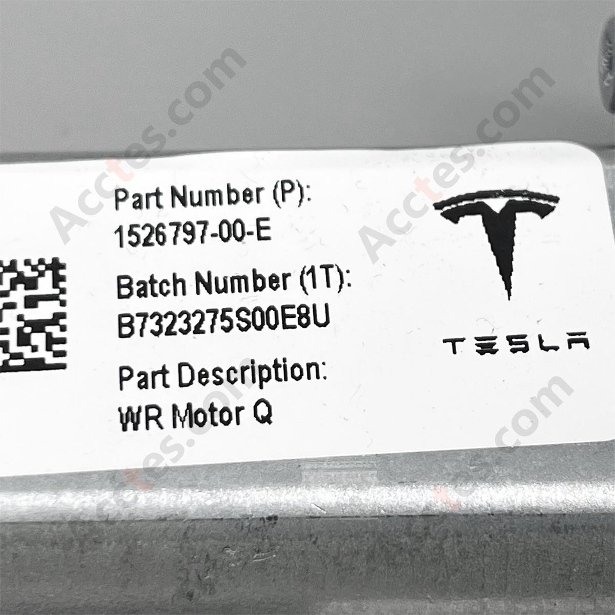 Tesla Model Y Window Regulator Motor - left front/right rear  2020-2023 1526796-00-E