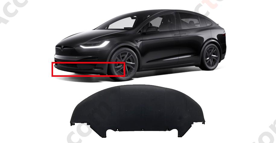 Tesla 2023 Model X Front Lower Bumper Fascia Valance Shield 1588198-00-C