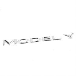 Genuine New TESLA MODEL Y BOOT BADGE Rear Trunk Emblem 2021+ EV AWD Electric