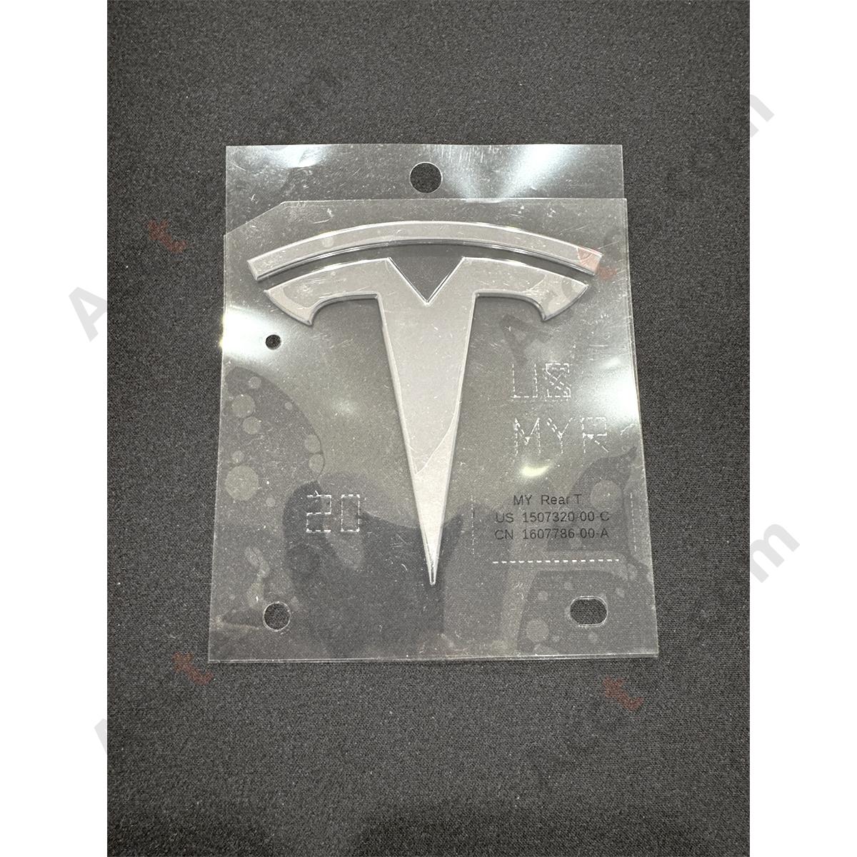 New OEM Tesla 2017-2022 Model 3&Y Rear T-Badge Emblem 1607786-00-A