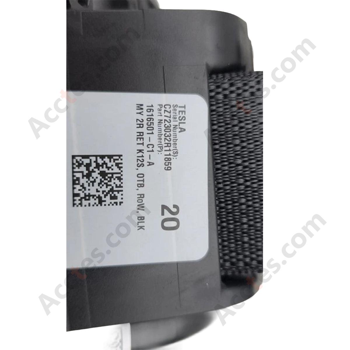 Tesla Model Y 2023 Rear Right LEFT Seat Belt OEM 1616501-C1-A