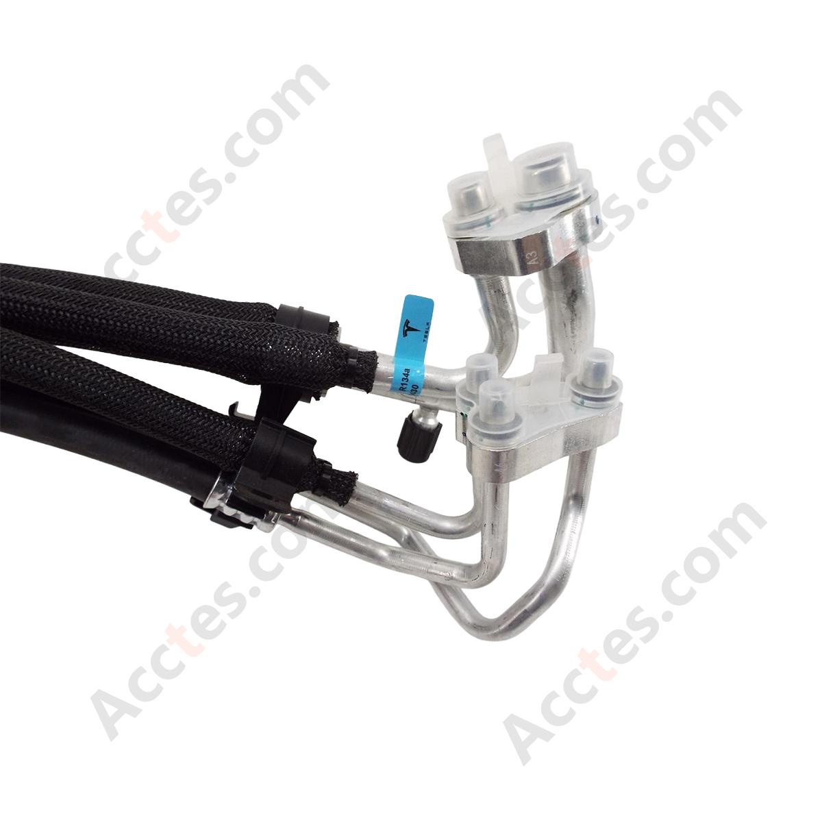 Tesla Model Y AC Line Supermanifold to HVAC low pressure 5-way long  1626680-00-C 2020-2025