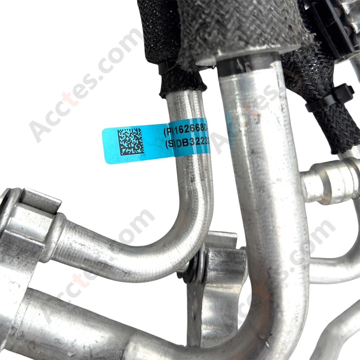 OEM Low Pressure 5-Way HVAC Compressor Super Manifold Pipe OE 1626680-00-E For 2021-2024 Tesla Model Y