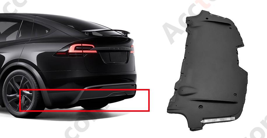 Tesla 2021-20123 Model X Rear Bumper Lower Diffuser 1711840-00-A