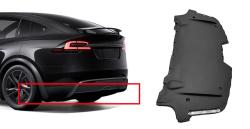 Tesla 2021-20123 Model X Rear Bumper Lower Diffuser 1711840-00-A