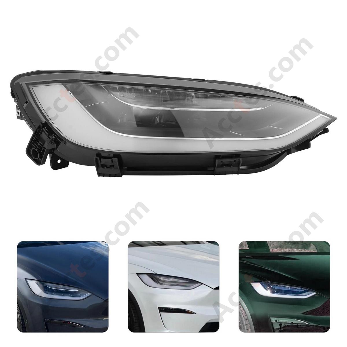 For 2021-2024 Tesla Model X Front Right passenger LED Headlight Assembly OEM 1800041-00-C