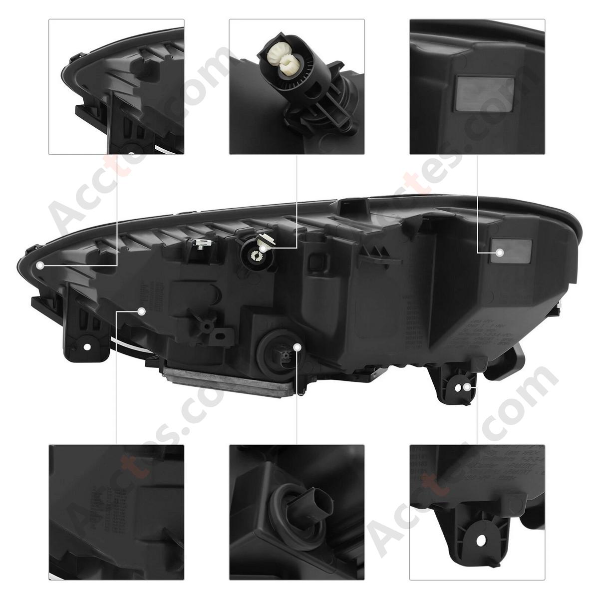 For 2021-2024 Tesla Model X Front Right passenger LED Headlight Assembly OEM 1800041-00-C