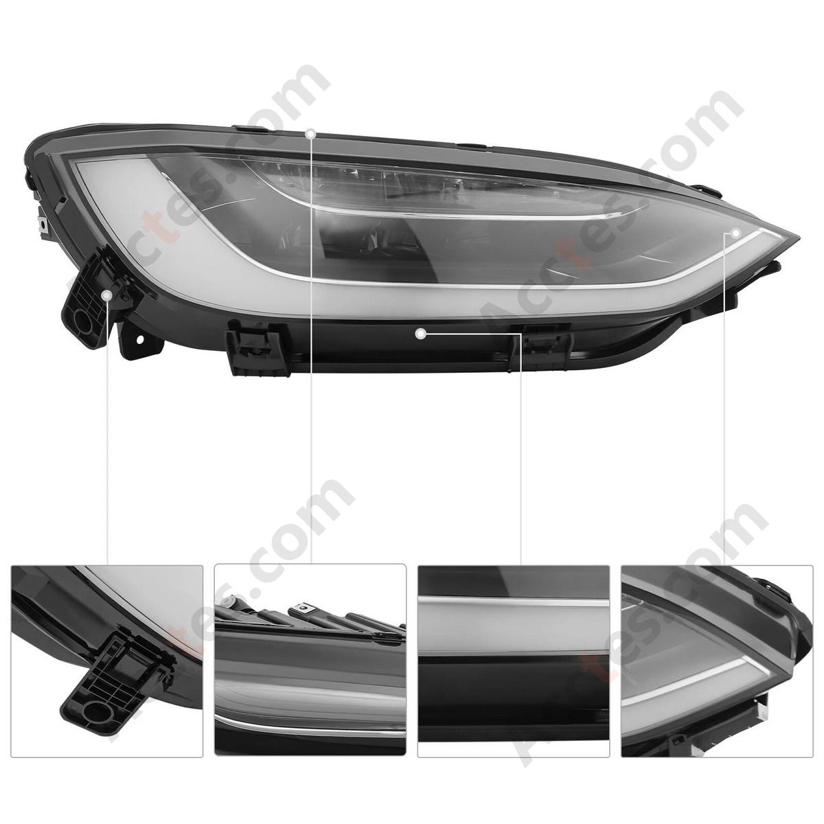For 2021-2024 Tesla Model X Front Right passenger LED Headlight Assembly OEM 1800041-00-C