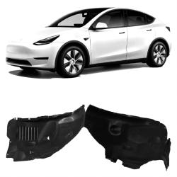 For Tesla Model S Front Left Wheel Arch Fender Liner Splash Shield Guard 21-24