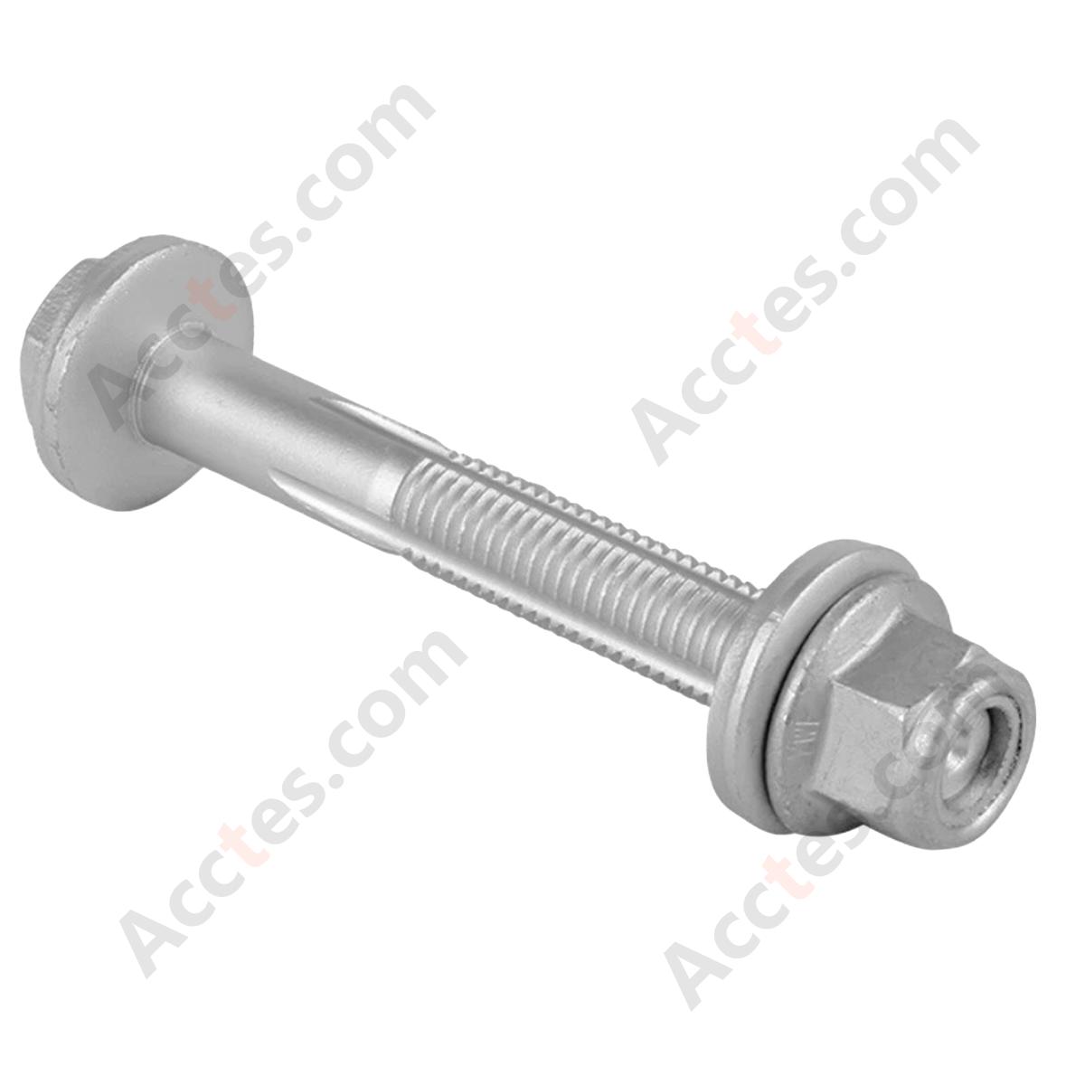 OEM Silver Front Control Arm Cam Bolt Nut With Washer OE 2007106 For Tesla Model S Model X