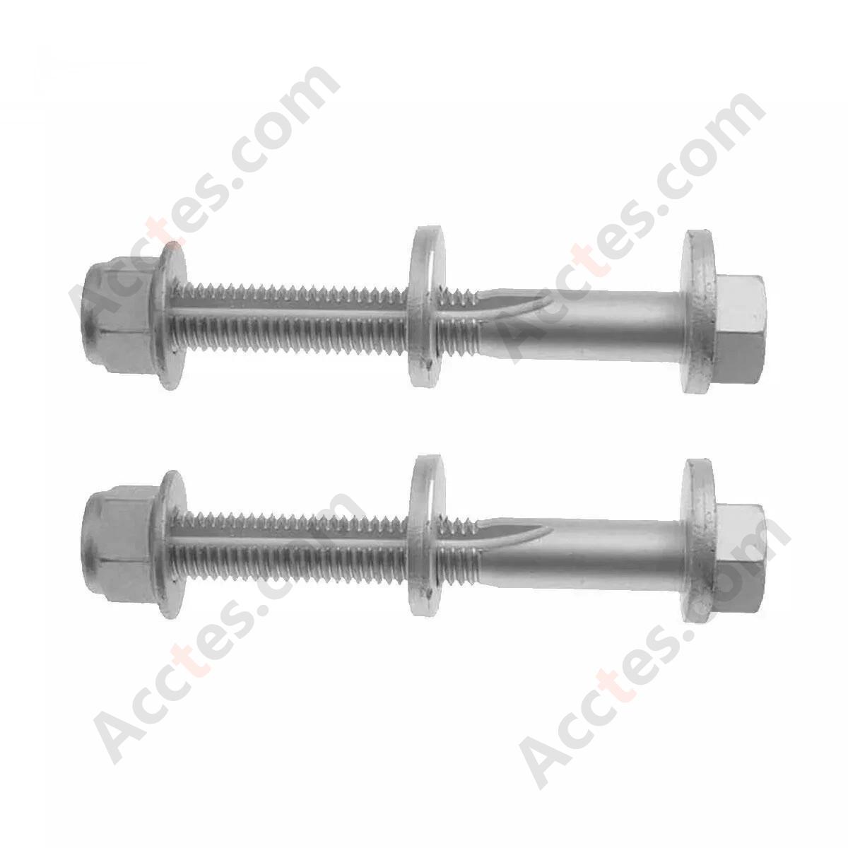 OEM Silver Front Control Arm Cam Bolt Nut With Washer OE 2007106 For Tesla Model S Model X