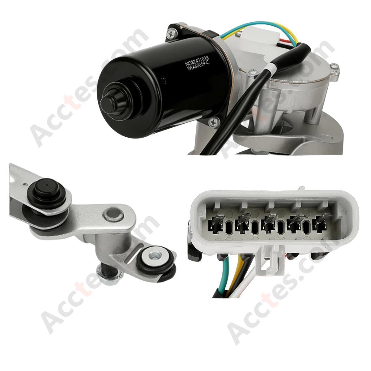 Front Wiper Motor & Linkage Assembly for Tesla Model S 2012-2021 EV 6005946-00-G