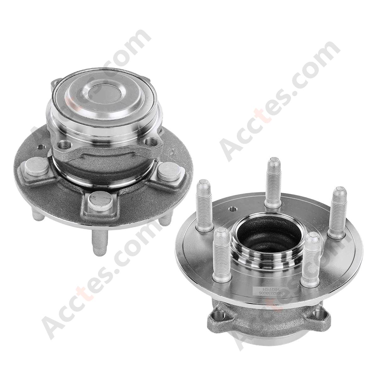 2x Front Left ＆ Right Wheel Hub Bearing Assembly for Tesla Model S 2012-2020 RWD 6007040-00-A