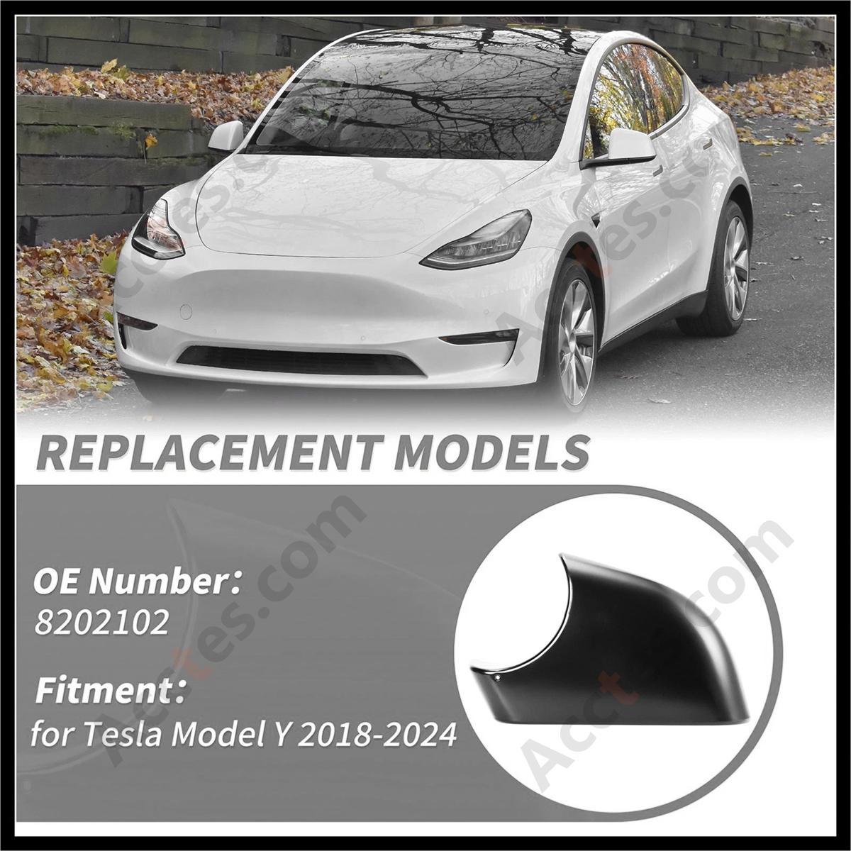 Left Driver Side Mirror Lower Cover for Tesla Model Y 18-24 No.8202102