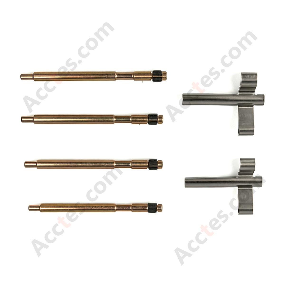Fits for Tesla Model S 2012-2016 Model X 2015-2021 Parking Brake Caliper Spring & Pin Repair Kit Replace Reference Number 101329800A