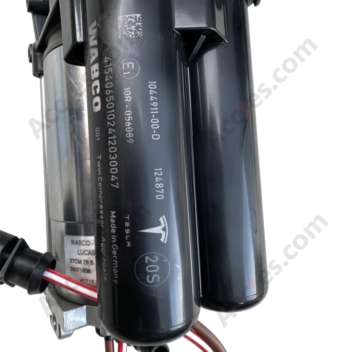 Fits for 2015-2021 Tesla Model S Model X WABCO Air Suspension Compressor Reference 102791100H