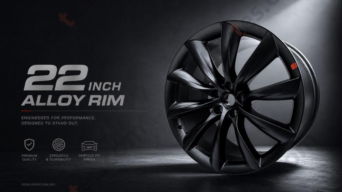 Brand New 22inch Aluminum Alloy Replacement Wheel for Tesla Model X Part  Number: 1065203-00-D