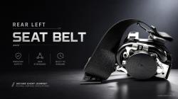 Fits for 2020-2024 Tesla Model Y Rear Left Seat Belt Assembly Reference 1616501C1C