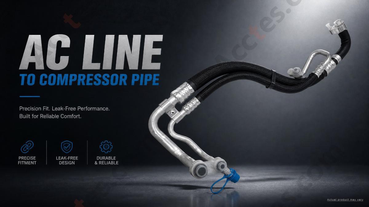 Fits for Tesla Model 3 & Model Y 2017-2023 Air Conditioning Compressor Pipeline Hose Assembly Replacement Part OE 162590900E