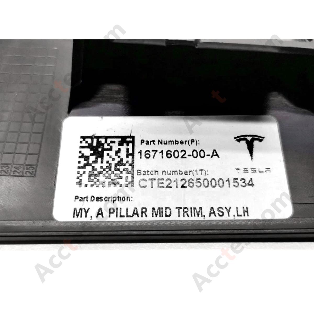 Exterior Side Skirt Panel For 2021 Tesla Model Y Part Number: 167160200A