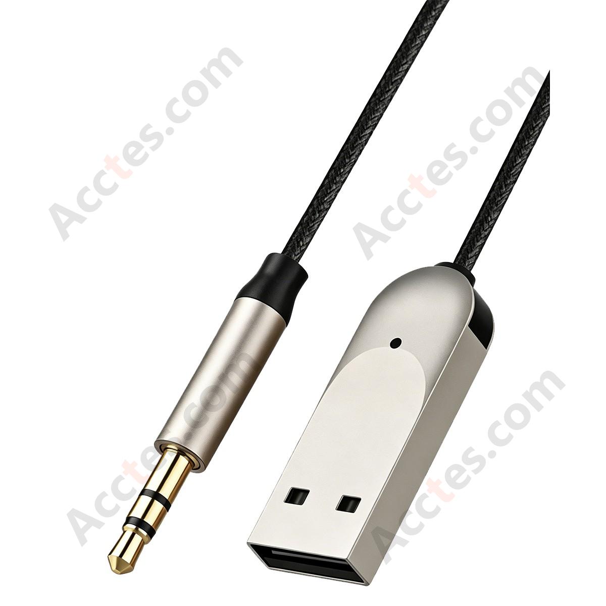 Bluetooth 6.0 Transmitter Receiver USB to 3.5mm Adapter