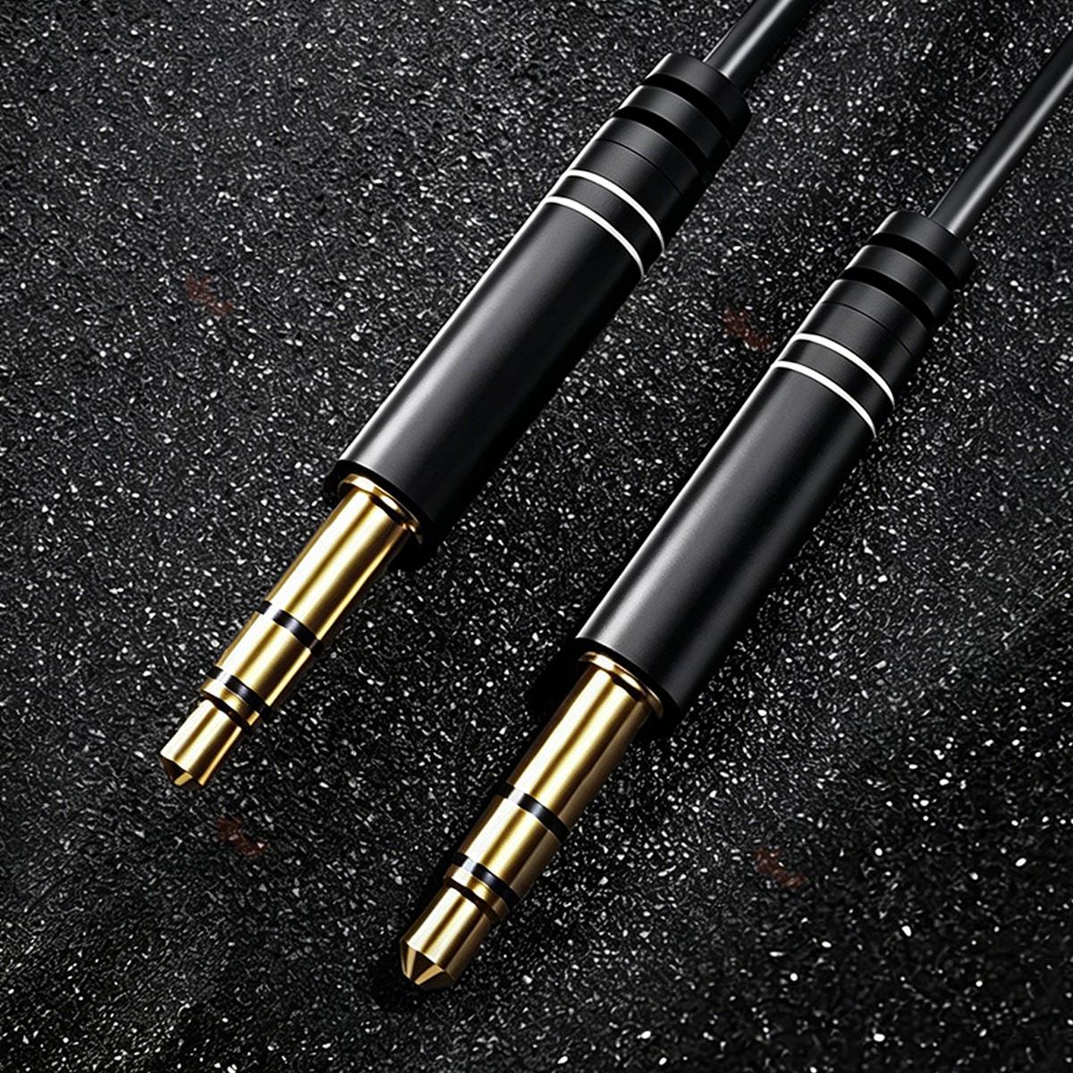 1.5M Black 3-Pole 3.5mm Audio Recording Cable