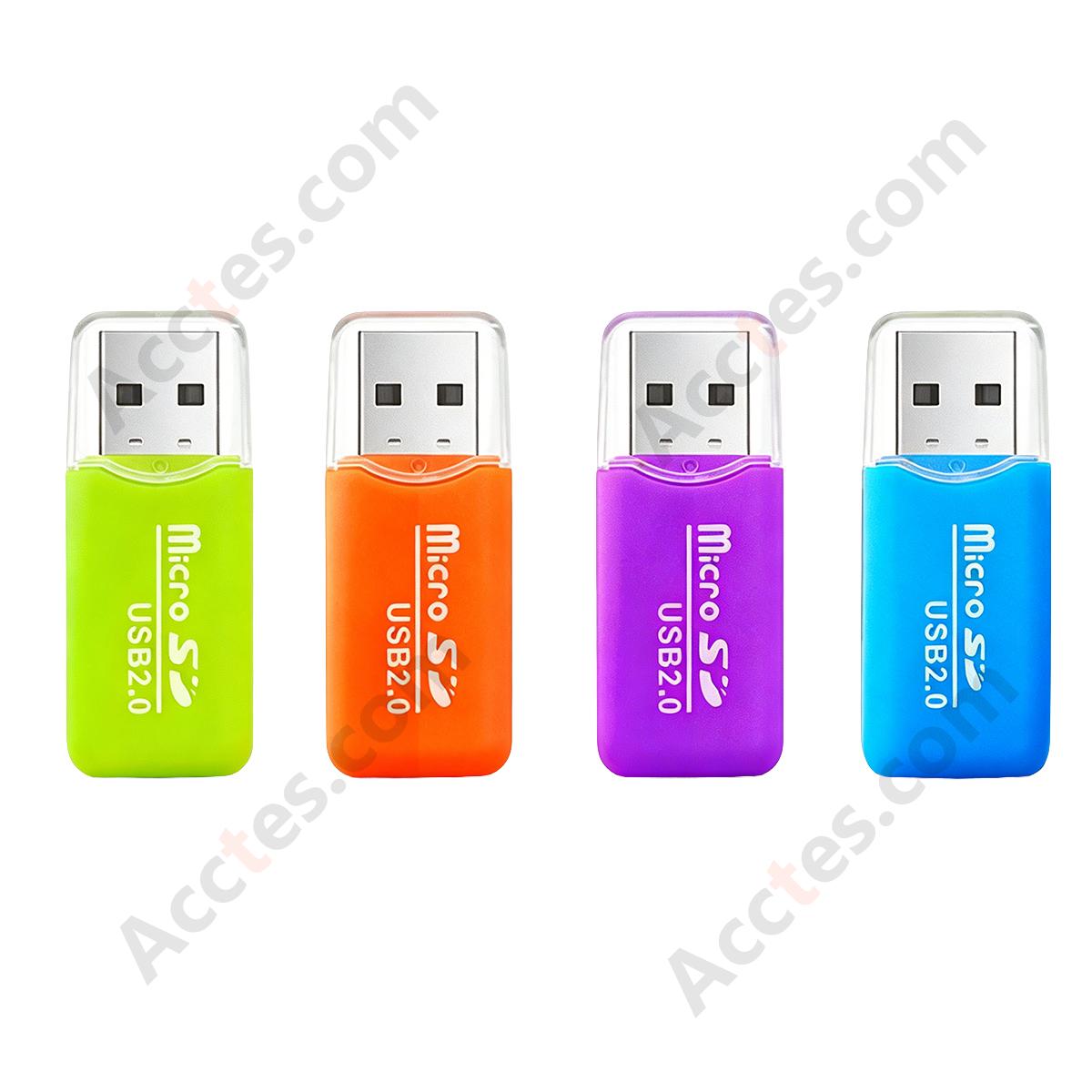 USB2.0 TF Micro SD Single Slot Card Reader