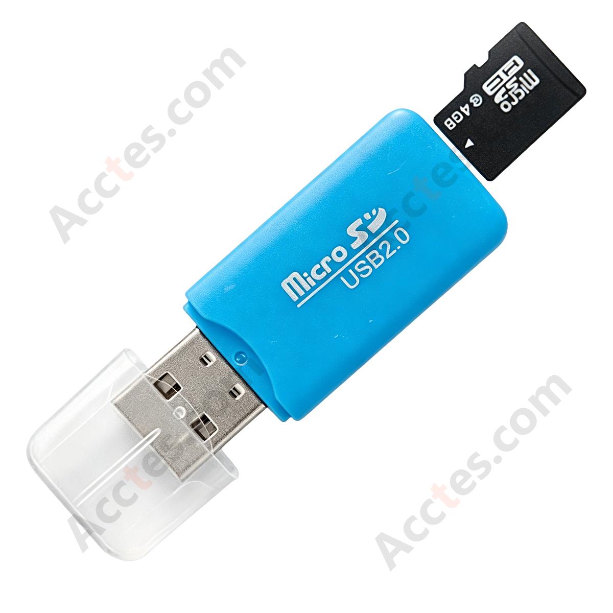 USB2.0 TF Micro SD Single Slot Card Reader