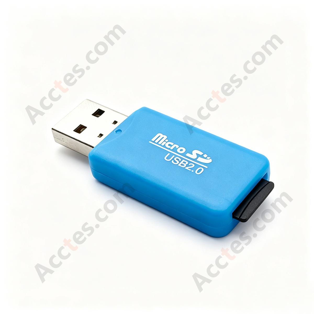 USB2.0 TF Micro SD Single Slot Card Reader
