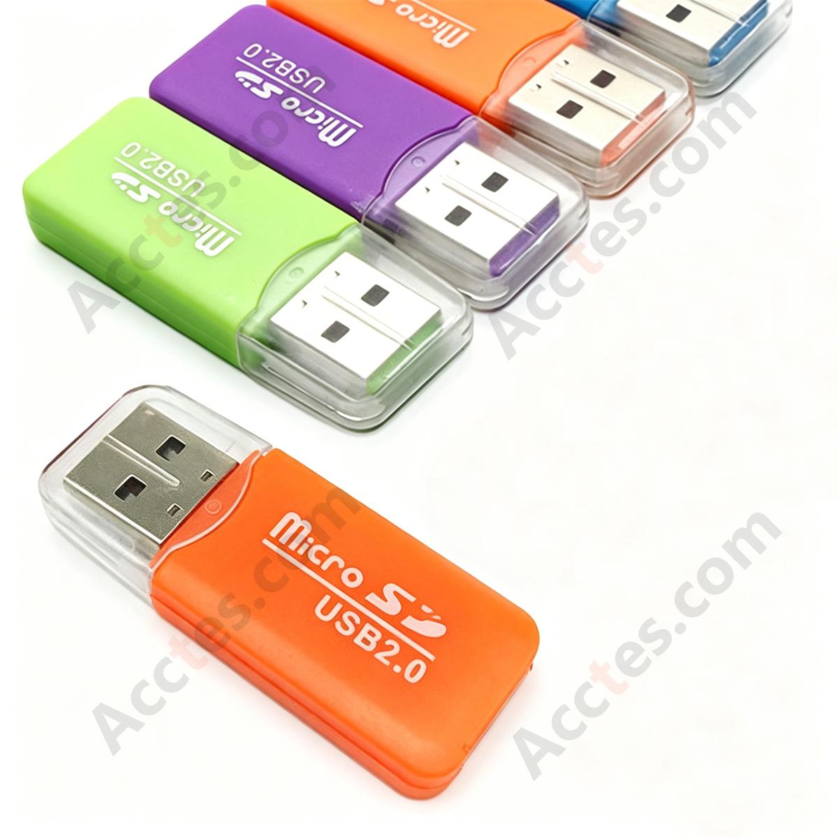 USB2.0 TF Micro SD Single Slot Card Reader