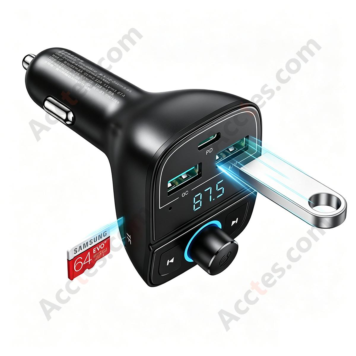 Car Cigarette Lighter Bluetooth 5.0 Audio Receiver