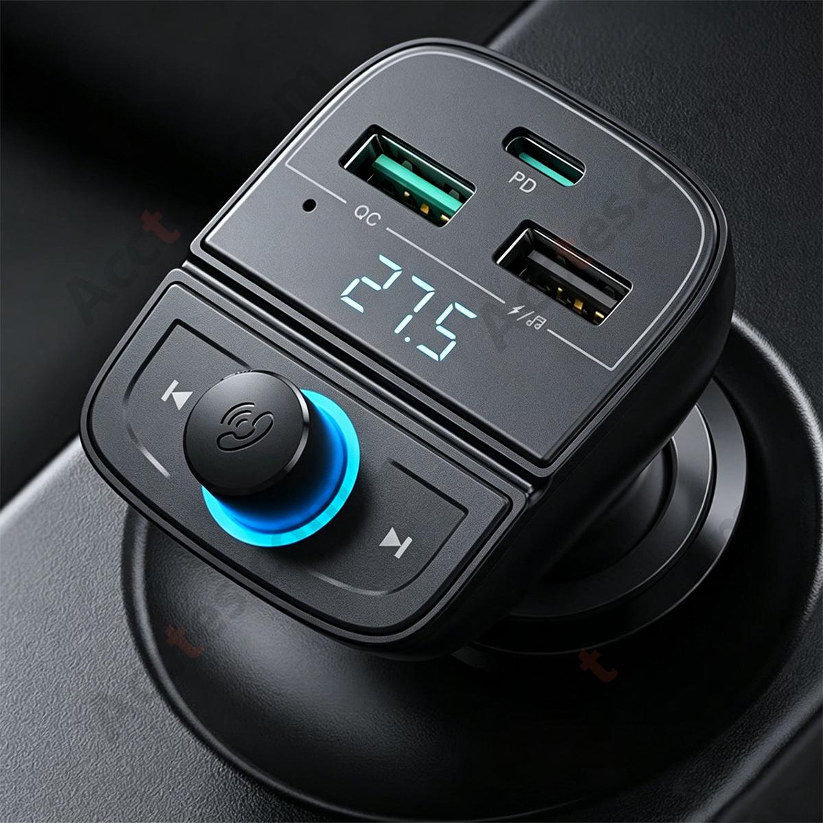 Car Cigarette Lighter Bluetooth 5.0 Audio Receiver