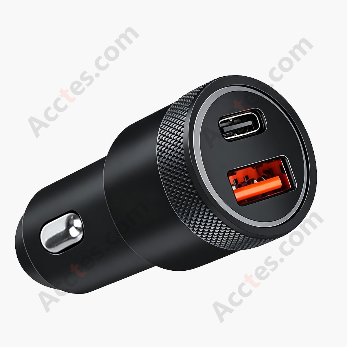 Car Cigarette Lighter Dual USB Port Charger Adapter