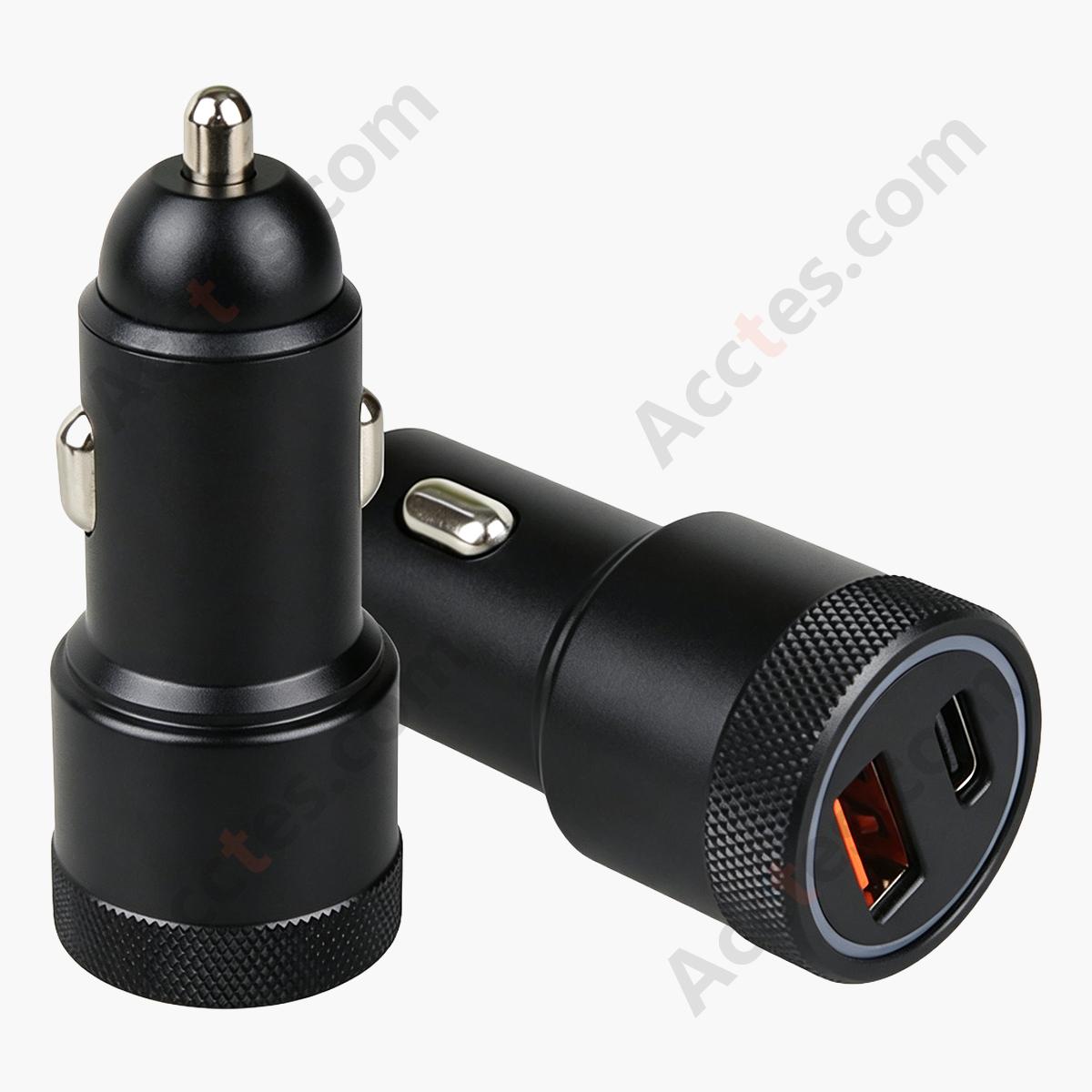 Car Cigarette Lighter Dual USB Port Charger Adapter
