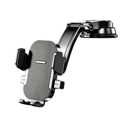 Square Mirror Surface Suction Cup Car Phone Mount