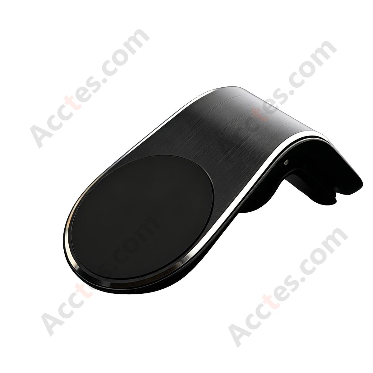 Black Magnetic Air Vent Back Clip Car Phone Mount