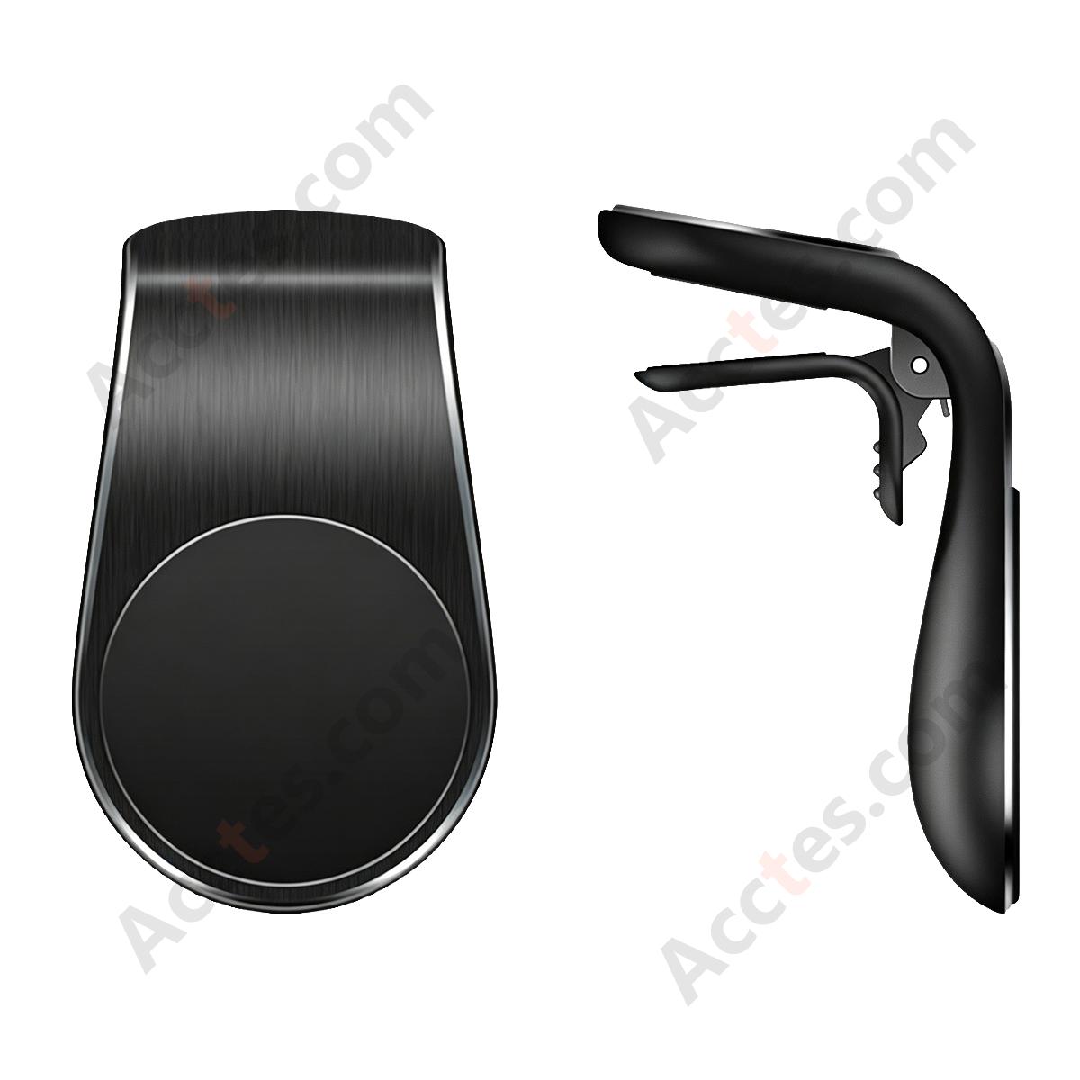 Black Magnetic Air Vent Back Clip Car Phone Mount